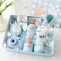 Стакан, машина для пузырьков, ароматизированный чай, ночник, носки, подарочная коробка, единорог