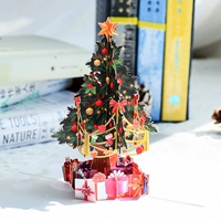 Рождественский маленький принт цвета дерева