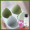 Зеленый набор из трех косметических яиц + стеллаж + моющее средство