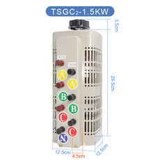 Регулировочные трансформаторы 【天猫】三相调压器380v数显tsgc2-3\6\9kva10kw15千瓦大功率可调变压器 Zjzxdq