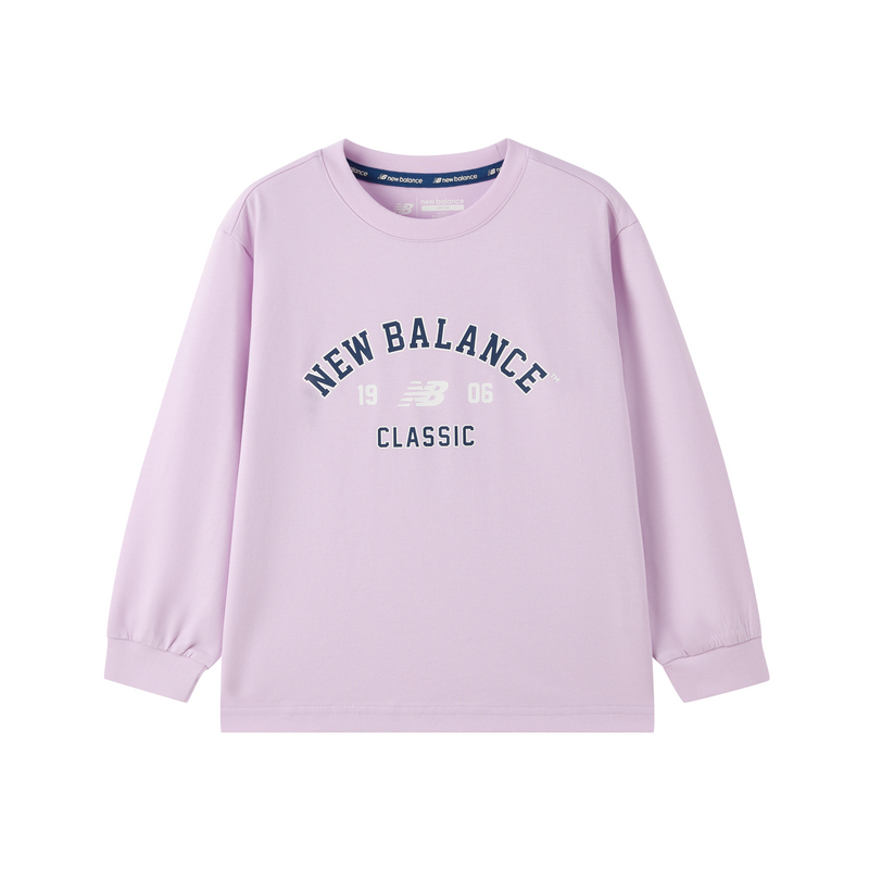 New Balance nb童装男女儿童25年新款凉感透气长袖T恤ND7DF3E103