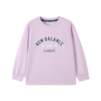 New Balance nb童装男女儿童25年新款凉感透气长袖T恤ND7DF3E103