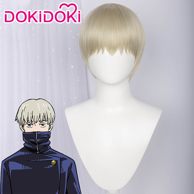 taobao agent Dokidoki spot spell returns COS dog roll cosplay wiggainy gold universal face wig