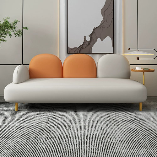 Скандинавский диван для маленькой квартиры, технологичная ткань для гостиной, облако, креативный цвет, соответствующий магазину женской одежды, маленький диван, салон красоты