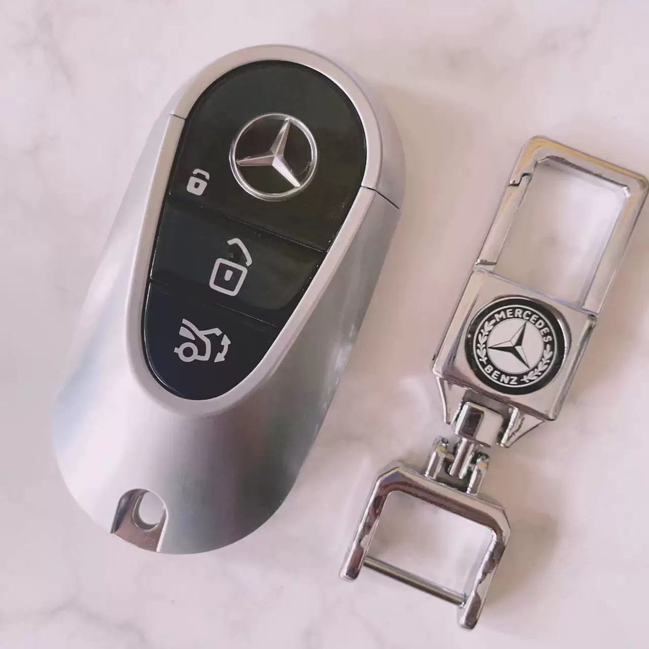 Чехлы для автоключей Mercedes-Benz BMW Audi Land Rover — сменные складные корпуса ключей, с платой и без