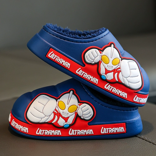 Ultra, детский Ультрамен Тига, зимние детские тапочки для мальчиков, детская нескользящая сумка, туфли, подходит для подростков
