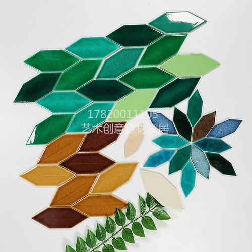 Чистая красная шестиугольная листовая мозаика Фоновая стена полная плитка Dalmon Kitchen Bencius Bar Cracks Crack Crack ручной работы