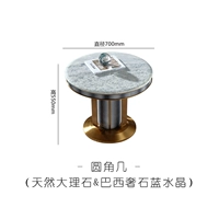 Угол (натуральный мрамор и Бразилия Роскош Голубой кристалл)