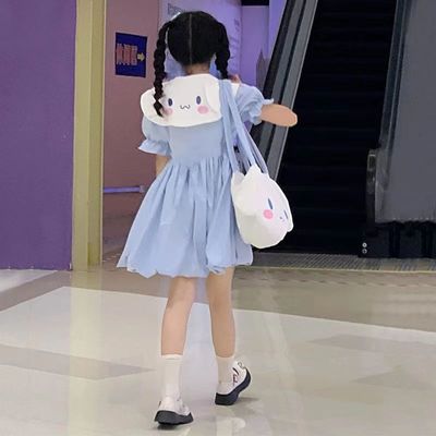 taobao agent Summer Japanese soft cute navy dress for princess, suitable for teen, tutu skirt