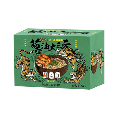 【纯享版】富味乡葱油芝麻酱面140g*4包方便速食拌面宽面非油炸