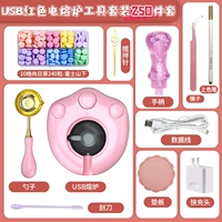 Пятая генерация розовая кошачья лапа USB Электрическая печь набор +6 -Peece набор +10 Цвет горы Fuji