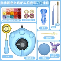 Синий комплект, латунная подвеска, 5 шт, 15 цветов, плюшевый