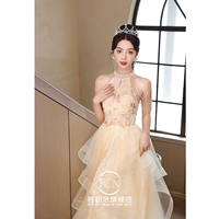 Цвет шампанского [стиль средней длины] (RCN-230)