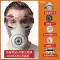Mặt nạ phòng độc chống phun bụi công nghiệp và phun sơn, mặt nạ bảo vệ bộ lọc oxy chống độc hóa chất đánh bóng đặc biệt 