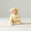 小猪大卫毛绒连体衣保暖爬服