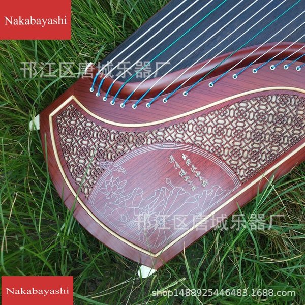 Деревянный Гучжэн чист и непорочен красное сандаловое дерево набор серебро новичок начиная Тест играя для взрослых ребенок Гучхенг