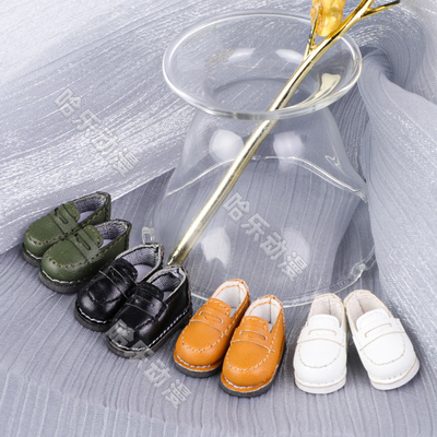 taobao agent OB11 student baby shoes YMY GSC body retro shoes BJD small leather shoes Molly UFdoll leather boots spot
