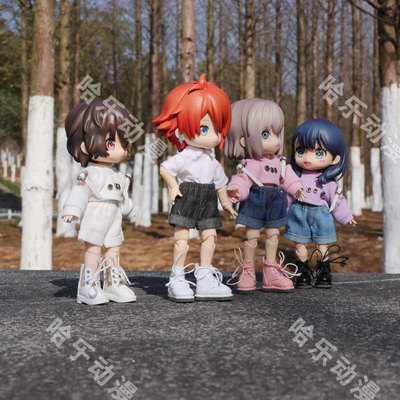 taobao agent OB11 jeans all-match women's clothes BJD Nendoroid doll clothes spot trend item YMY GSC