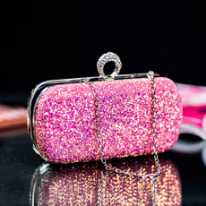Упаковка угол evening pink clutch purse