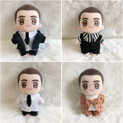 taobao agent Classic suit jacket, tie, set, cotton doll, clothing, 10cm
