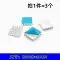 quạt tản nhiệt 8x8 Tản nhiệt có lớp nền dẫn nhiệt kết dính CPU tản nhiệt có rãnh nhôm định hình card đồ họa định tuyến bộ nhớ tản nhiệt quạt tản nhiệt 3v Linh kiện tản nhiệt