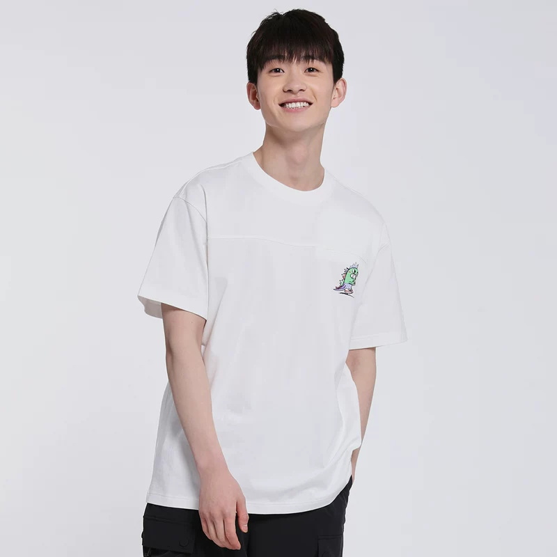 Костюмная хлопковая футболка с мультфильмом, одежда для пары,Oversize, для любимого