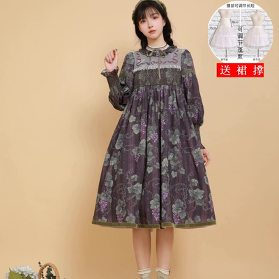 taobao agent Dress, Lolita style, long sleeve, Lolita OP