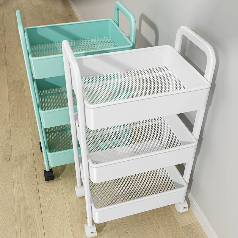 Пригодные к использованию малые тележки IKEA для обустройства кухни в спальне, многоярусная мобильная детская закусочная принадлежность для ванной комнаты и туалета