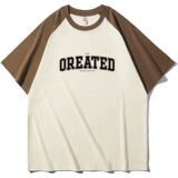 Бордовая летняя футболка с коротким рукавом для влюбленных, оверсайз