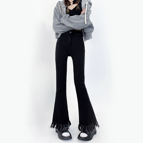 Мегафон, осенние джинсы, штаны, леггинсы, для формы тела «груша», подходит для подростков, подходит для полных девушек, высокая талия, по фигуре, свободный прямой крой