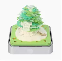 Зеленый акриловый календарь, 2024 года