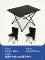 Châu Âu Hợp Kim Nhôm Ngoài Trời Bàn Gấp Di Động Bàn Dã Ngoại Bộ Bàn Ghế Tiếp Liệu Thiết Bị Cắm Trại Trứng Cuộn Bàn Bàn ghế xếp gọn