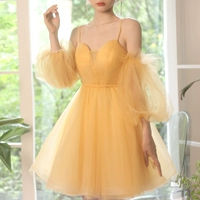 Желтый короткий ремень