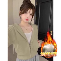 С молнией, зеленый, утепленный