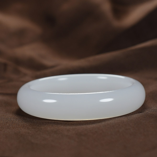 Женский браслет из белого нефрита, природная руда из нефрита, защитный амулет