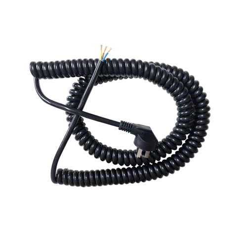 С вилкой пружинная проволока спиральная проволока фен телескопический шнур питания 2-жильный 3-жильный X0,5 0,75 1,5 квадратный