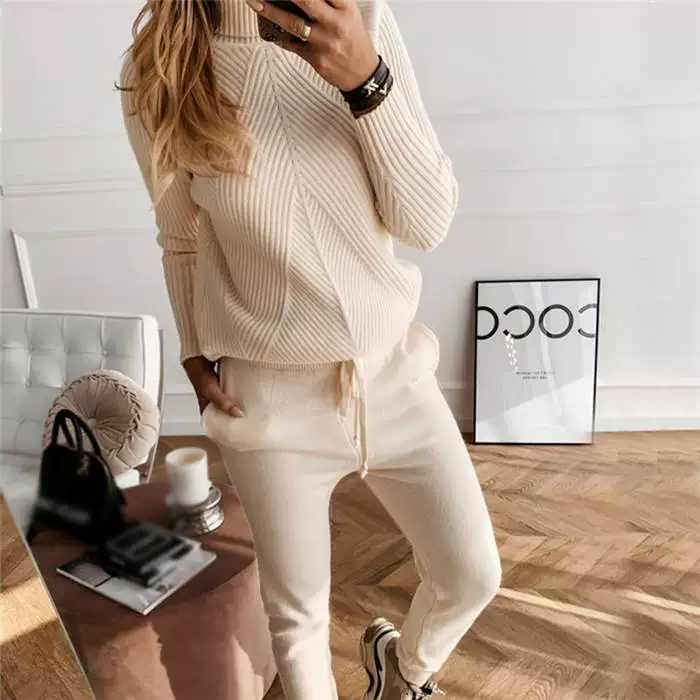 Ку×ъд knitted set трикотаж Sweater Knitted Suits