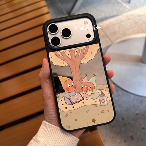 MagSafe : Outdoor Illustration Design, Cute Girls Accessory – Pro/Plus/Max/Air – 17, 16, 15, 14, 13, 12 iPhone Case