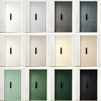 Специальная дверная краска, антифтовая дверь, специальная дверная краска, отремонтированная ржаватная -металлическая краска -сглаженные черно -белые железные двери
