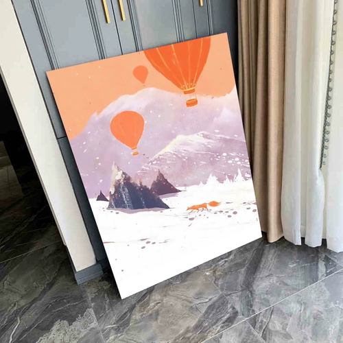 Цифровая масляная краска, акварель для рисования, акрил, раскраска для контуринга, «сделай сам», лиса, делается под заказ