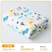 Динозавр, шарф, 6 этажей, 110×110см