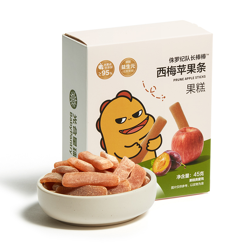 Babycare BabyPantry 光合星球 西梅苹果条 45g*3件 双重优惠折后￥50.7包邮