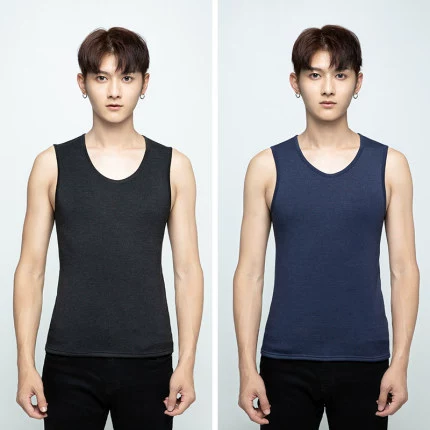 Мужской удерживающий тепло утепленный зимний жилет, базовое удерживающее тепло нижнее белье