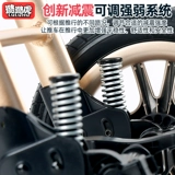 Сверхлегкая коляска с сидением, детская портативная складная тележка, можно сидеть и лежать, амортизация