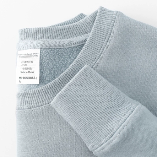 Зимняя бархатная толстовка, флисовый удерживающий тепло базовый приятный телу свитшот, оверсайз