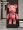 Pink trendy mechanical bear piggy bank+square table with a total height of 136cm