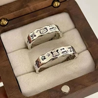 Минималистичное волнистое брендовое небольшое дизайнерское универсальное изысканное модное кольцо для влюбленных