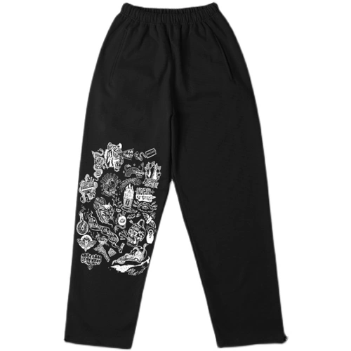 Оригинальные дизайнерские трендовые штаны в стиле хип-хоп, 2022, свободный крой