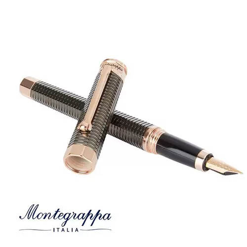 Итальянский Монтеграппа Вантежа Ванде школа 1912Nero Uno Black Rose Gold 18k Pen Коллекция подарки подарки