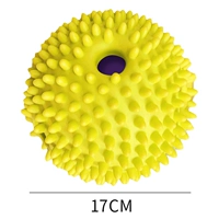 Мого -резистентный мяч укуса 17 см. Вокализация случайная 70 фунтов больших собак для больших собак